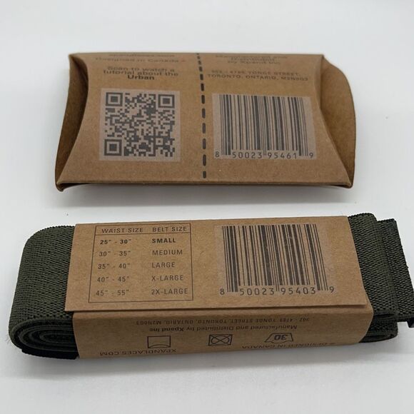 NWT XPAND Urban Magnetic Belt Buckle (Black) & Elastic Belt Strap (Green) - SM - Picture 5 of 5